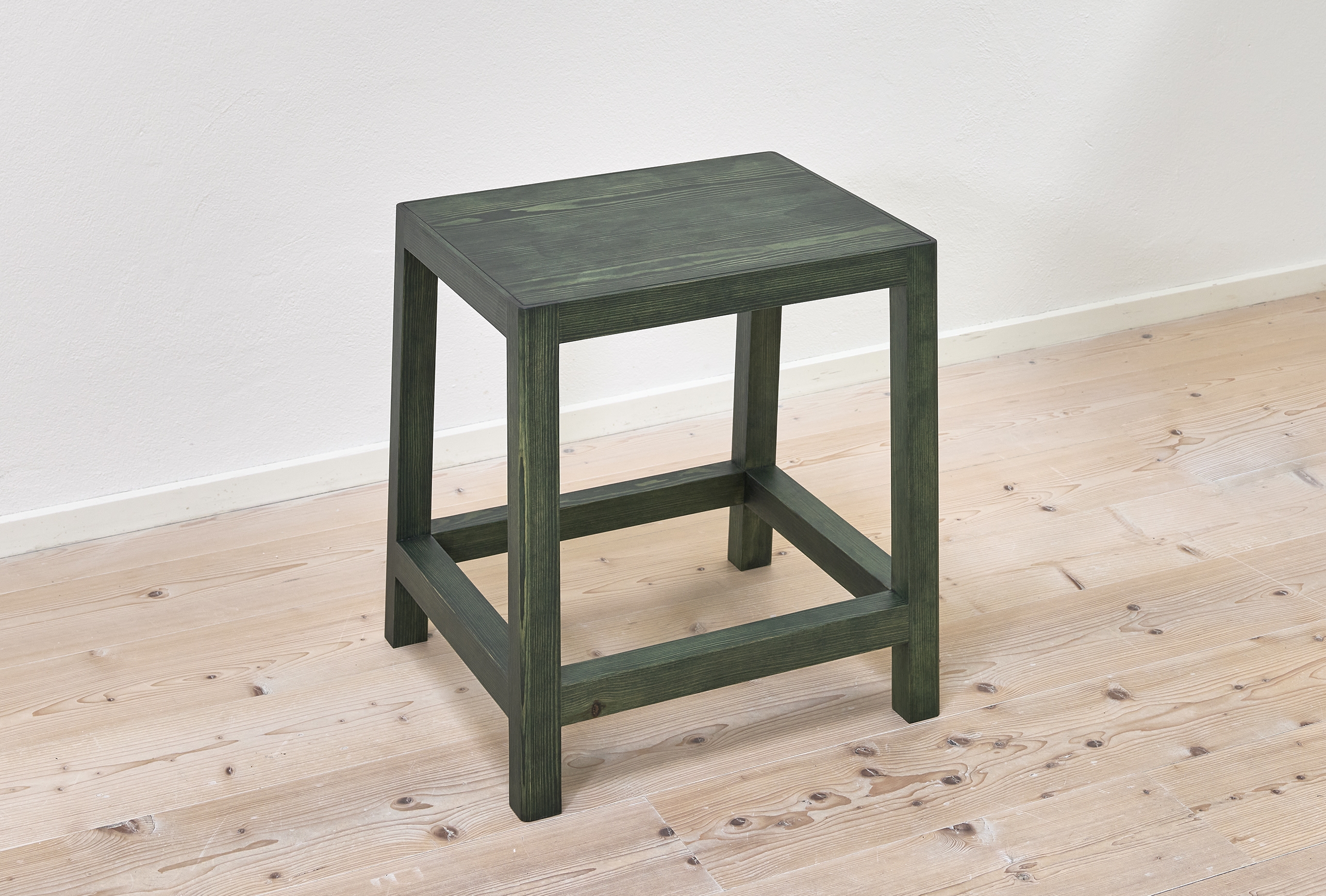 Workshop Stool in Forest Green